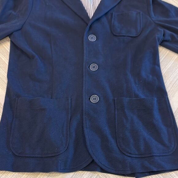 Il Gufo Boys Navy Blue Cotton Blazer - Multiple Sizes - Picture 3 of 7
